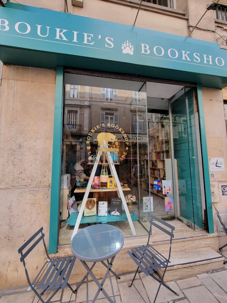Front of Boukie's Bookshop