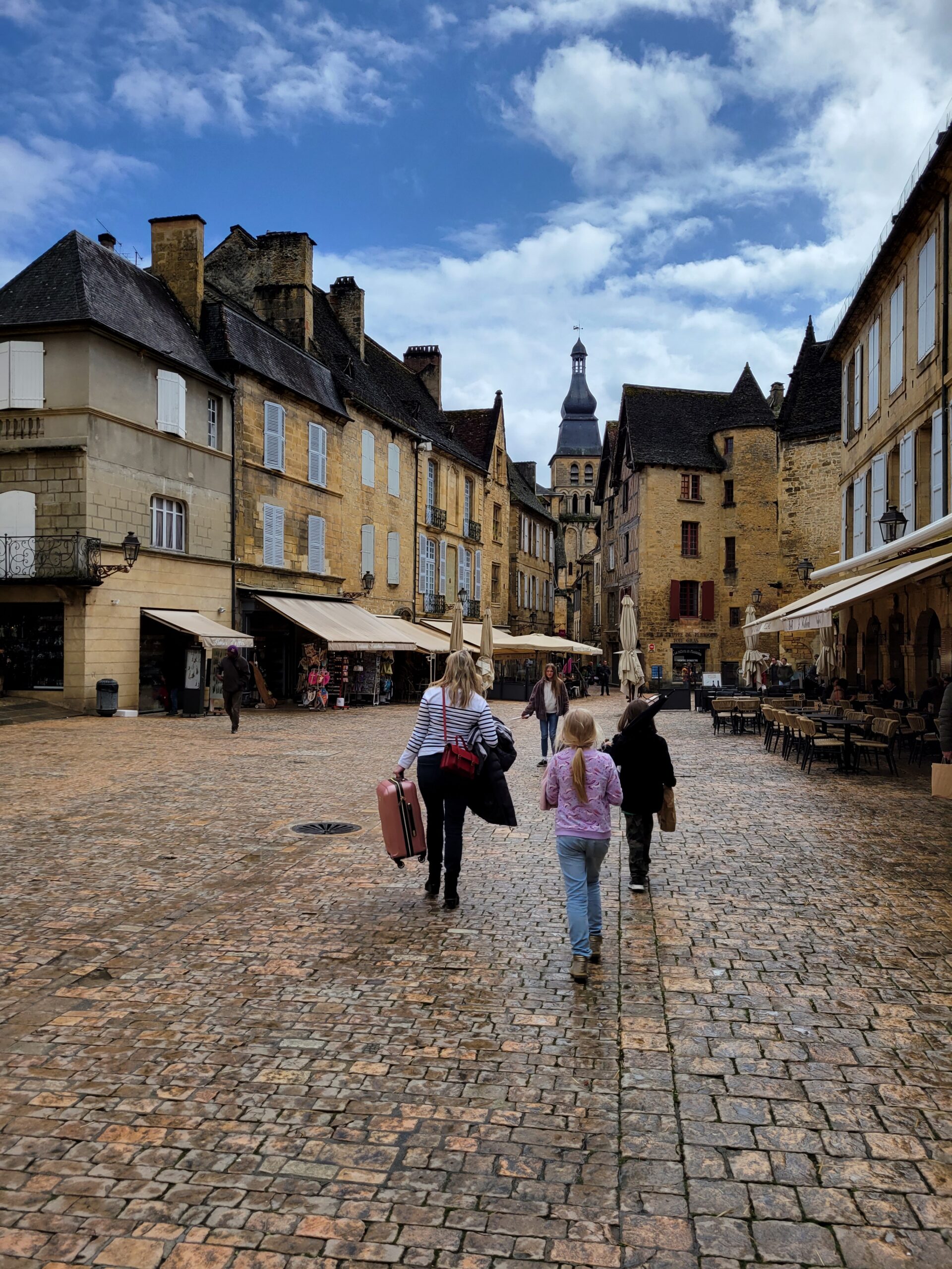 Pretty town in France