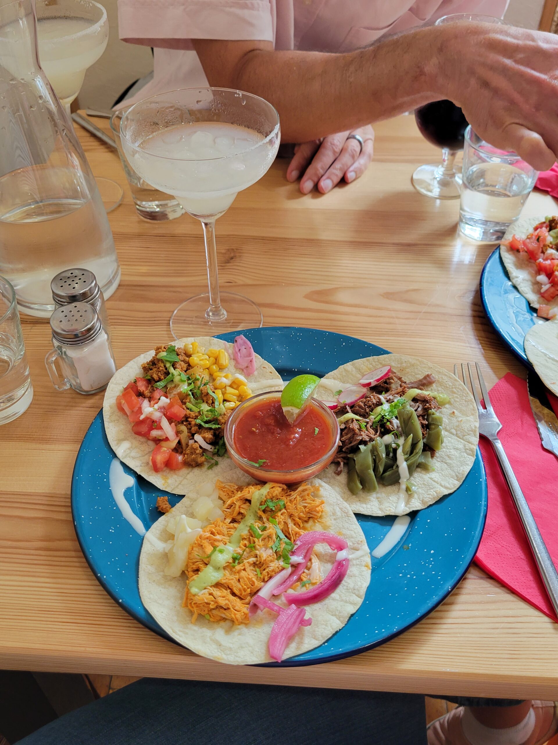 Plate of Mexican Food